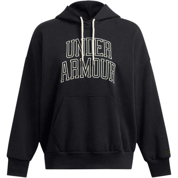 Under Armour Womens/Ladies Icon Icon Drop Shoulder Oversized Hoodie - Black - 