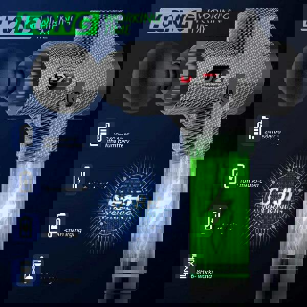 Dyzi Handheld Massage Gun, Percussion Deep Tissue Muscle Body Massager 6 Heads by Dyzi