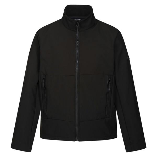 Regatta Mens Dendrick Soft Shell Jacket - Black - 