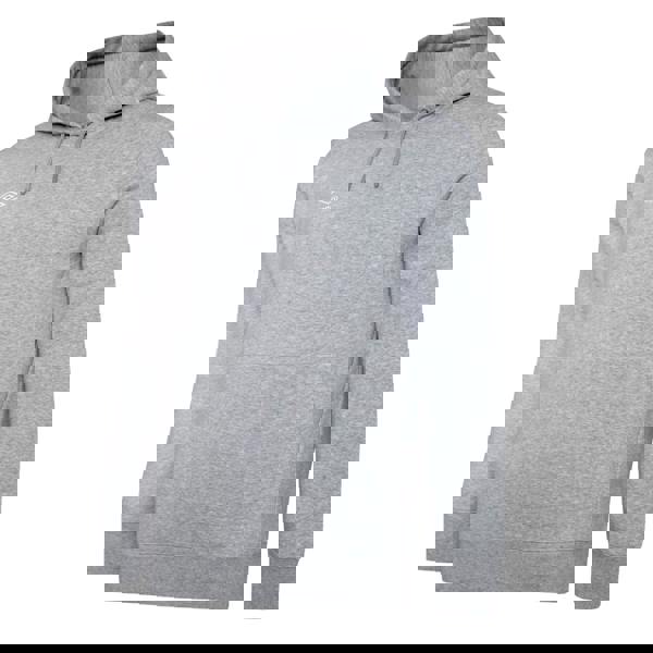 Umbro Mens Club Leisure Hoodie - Grey Marl/White - 