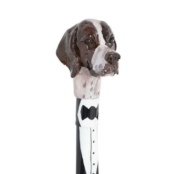 Embassy London Setter - Brown - Hand-painted shoe horn with sculpted Setter head