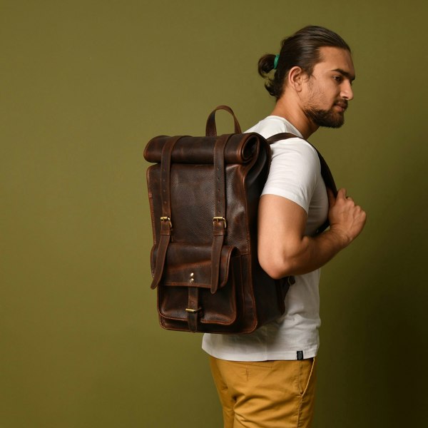 DuVall Rolltop Backpack- Plumb - DÖTCH CLUB