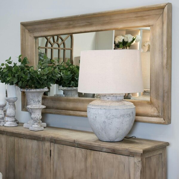 Wyld Haus Rustic Wood Framed Rectangular Mirror