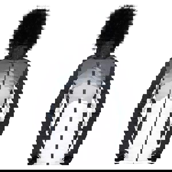 Mountain Warehouse Womens/Ladies Cascade Padded Ski Jacket - White/Black