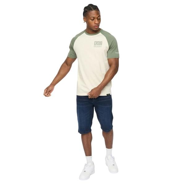 Crosshatch Mens Bretsby T-Shirt - Olive - 
