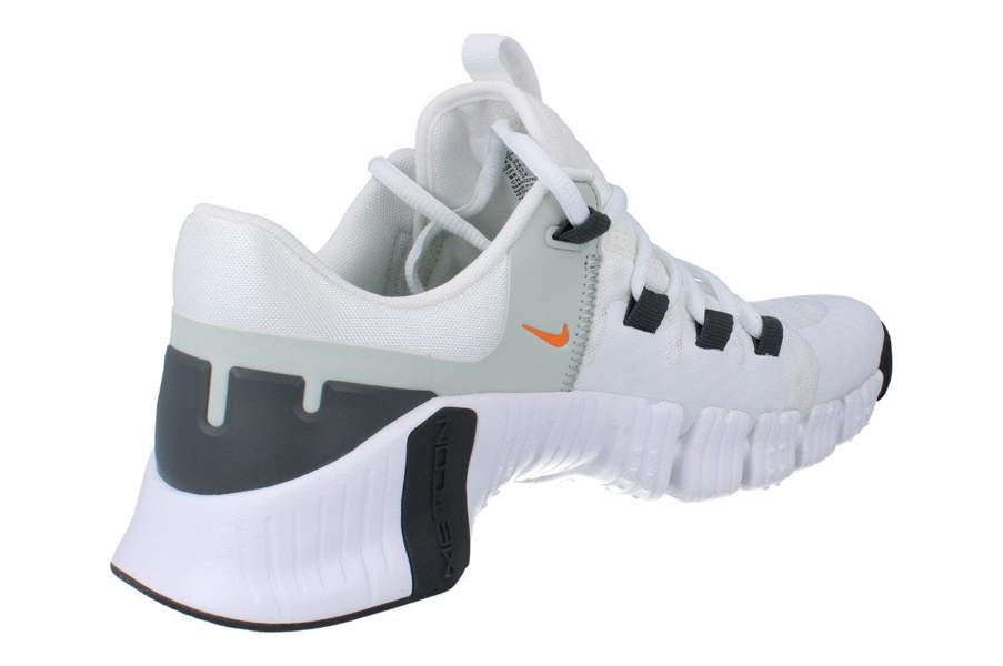 Nike Free Metcon 5 Mens Trainers Dv3949 Sneakers Shoes  101 - Summit White Bright Mandarin 101 - Photo 2