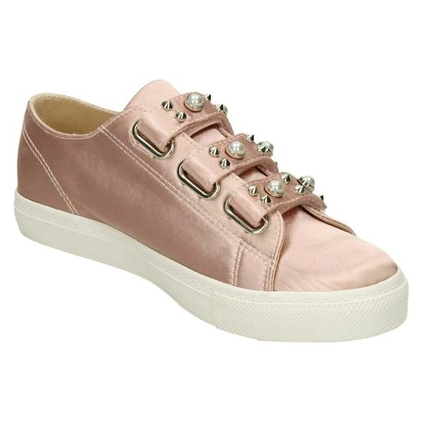 Spot On Ladies Spot On Pearl Strap Trainers