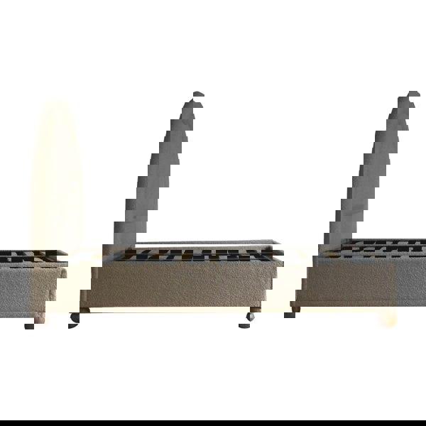 Artisan Furniture Solid Wood Cream Boucle Double Bed