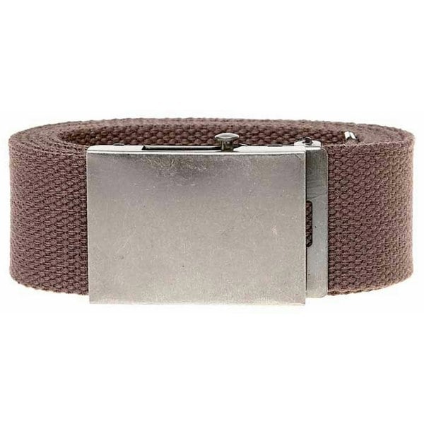 Duke Mens D555 Edward Webbing Waist Belt - Brown