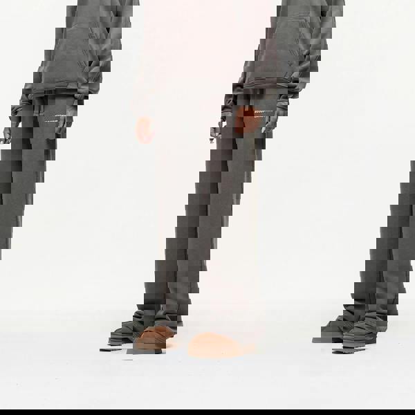 Good For Nothing Taupe Vintage Washed Wide Leg Joggers - Taupe Image 4