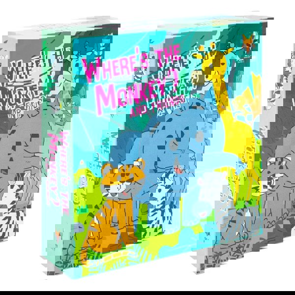 Where's the Monkey? And Friends 4 Books Collection Set (Monkey, Elephant, Tiger, Zebra)