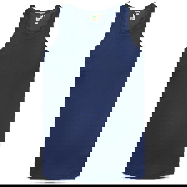 Duke Mens D555 Fabio Kingsize Tank Top - Navy