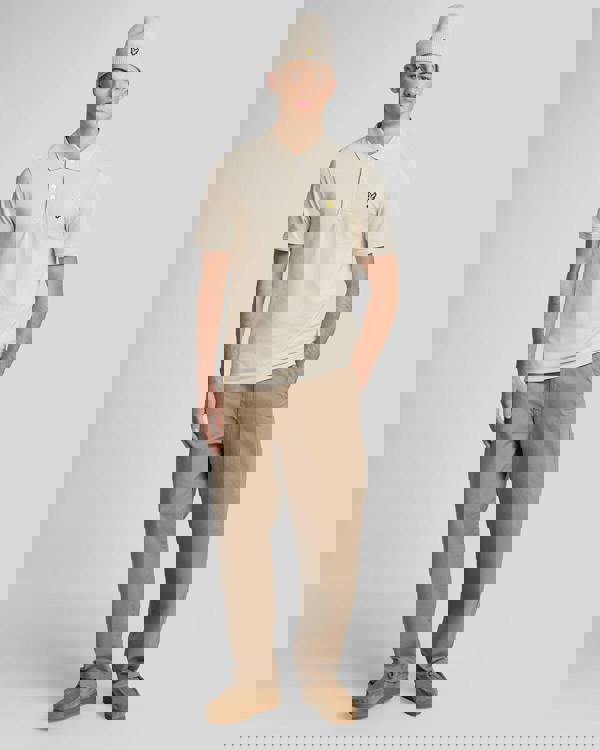 Lyle & Scott Plain Mens Polo Shirt - W870 Cove | CHO | Designer Mens Short Sleeve Polo Shirts