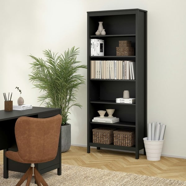 Furniture To Go Barcelona Bookcase in Black
