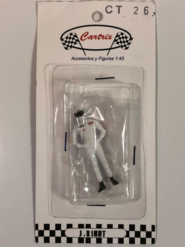 jochen rindt 1970 1:43 scale racing figure cartrix ct26