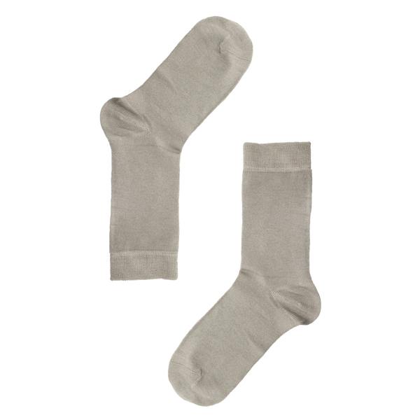 Jemsox Luxury Socks Multipack 3 Pairs / 5-Pairs Grey Plain Colour Men's Crew Socks Size 7-12