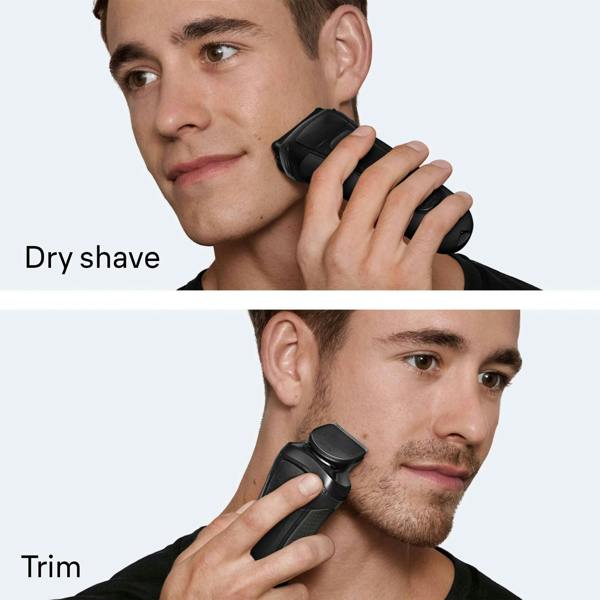 Braun Series Shavers Series 3+ 3000BT Grey Electric Shaver - Additional 3