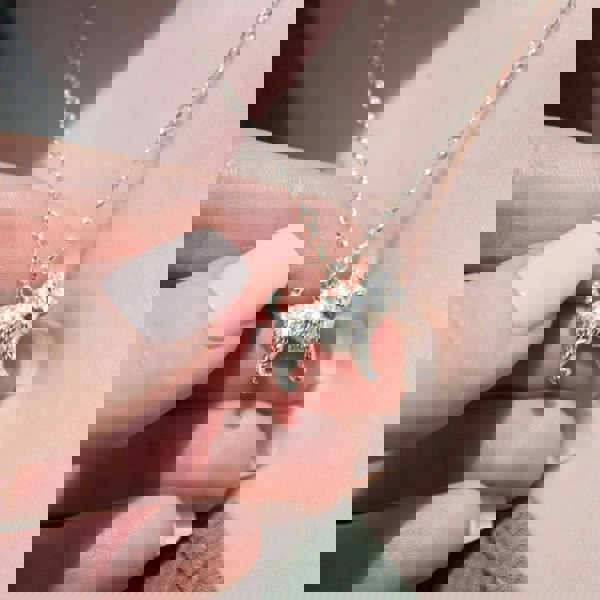 Cockapoo Silver Necklace - Personalised - MYLEE London