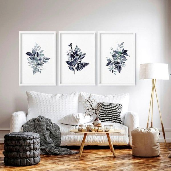 Botanical artwork | set of 3 wall art prints