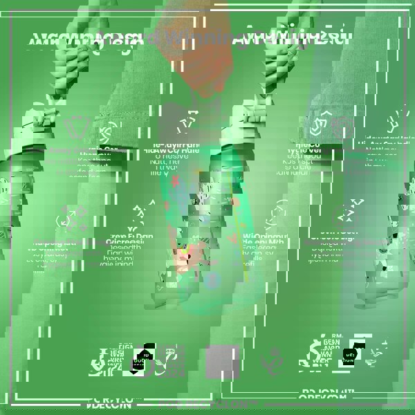 ION8 Leak Proof Kids Water Bottle, Recyclon, Llamas, 350ml (12oz)