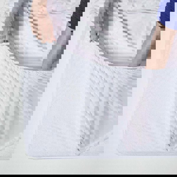 HOMESCAPES Terry Towelling Waterproof Mattress Protector