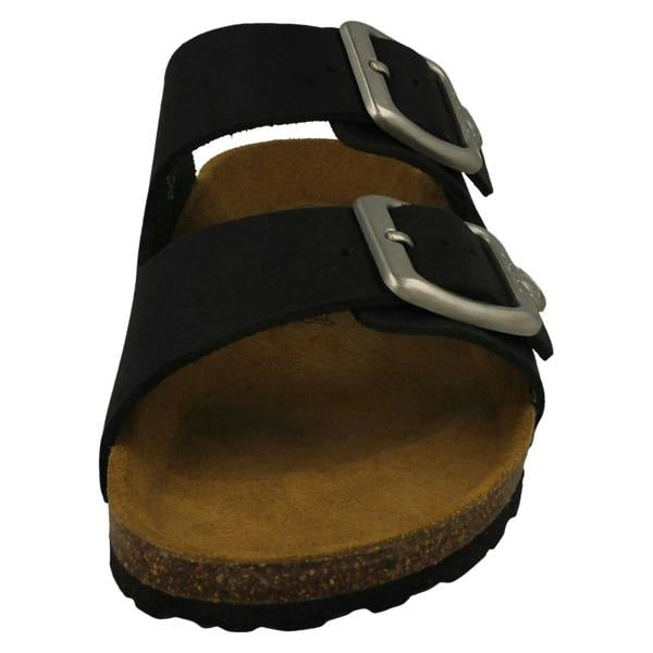 Rieker Ladies Rieker Adjustable Buckle Strapped Mule Sandals V8084