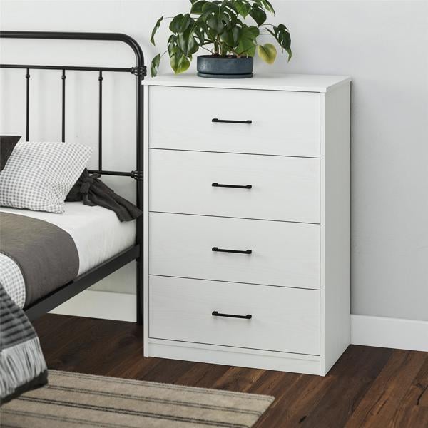 Dorel Home BrEZ Build Pearce 4 DRW Dresser White