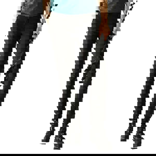 Regatta Womens/Ladies Mountain III Hiking Trousers - Black/Black - 