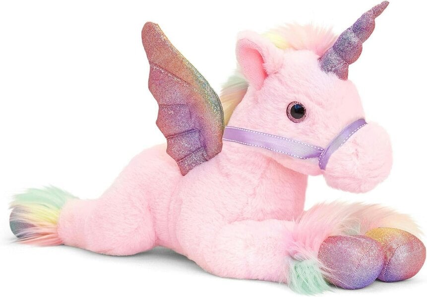 Keel Toys Pegasus Cuddly Soft Toy 50cm – Pink