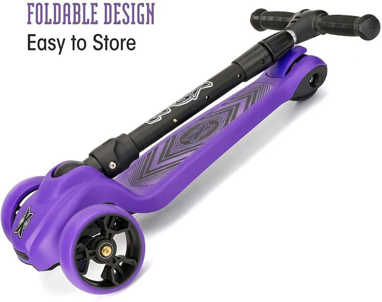 Xootz Scout Kids Tri-Scooter - Purple