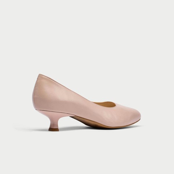 Calla Claudia Shoes - Blush Leather