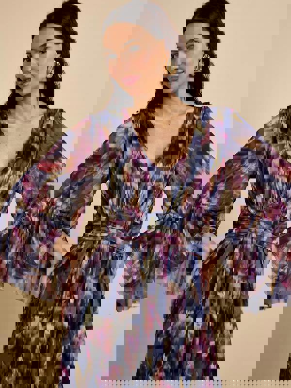 GWD Judy Floral Print Maxi Dress