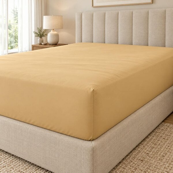 Night Zone Brushed Microfibre Extra Deep Fitted Sheet 40cm – Soft Warm Easy Care Bed Sheet