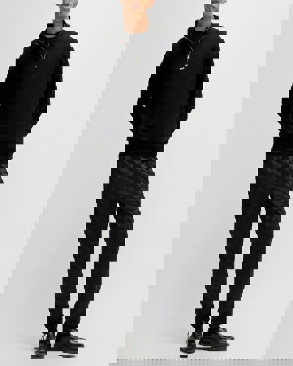 HUGO Durty244 Mens 1/4 Zip Sweatshirt - Black 001