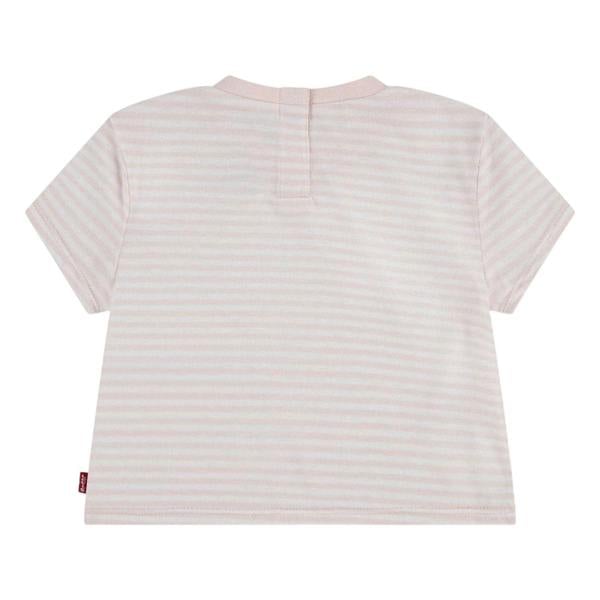 Levis Childrens/Kids Striped Regular T-Shirt - Pink - 