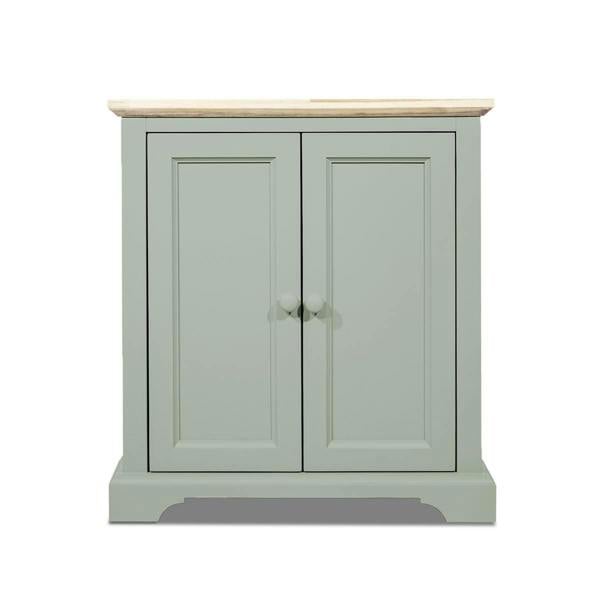 Statement Furniture Florence Corner Sideboard with Cupboard and Shelf. Assembled Storage