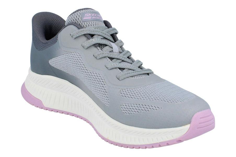 Skechers Hands Free Slip-Ins Bobs Squad 4 - Staple Look Womens Trainers 117624 Shoes  GYMT