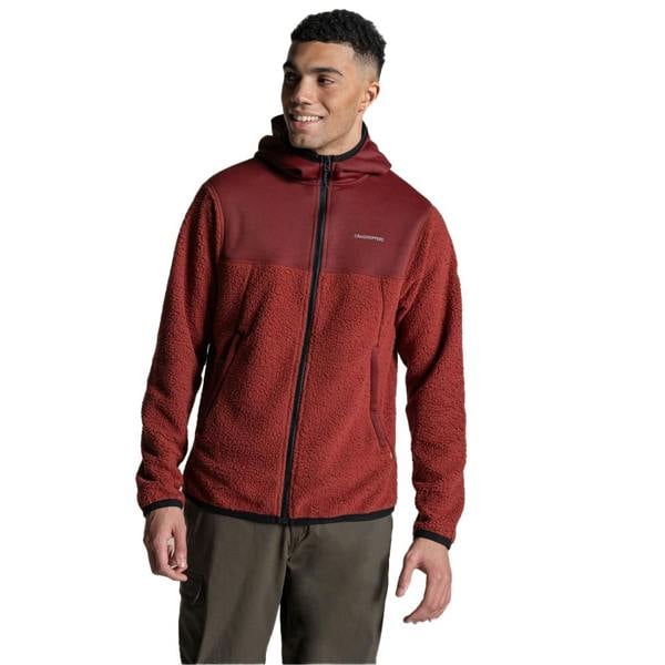 Craghoppers Mens Telesto Hooded Jacket - Burnt Maroon - 