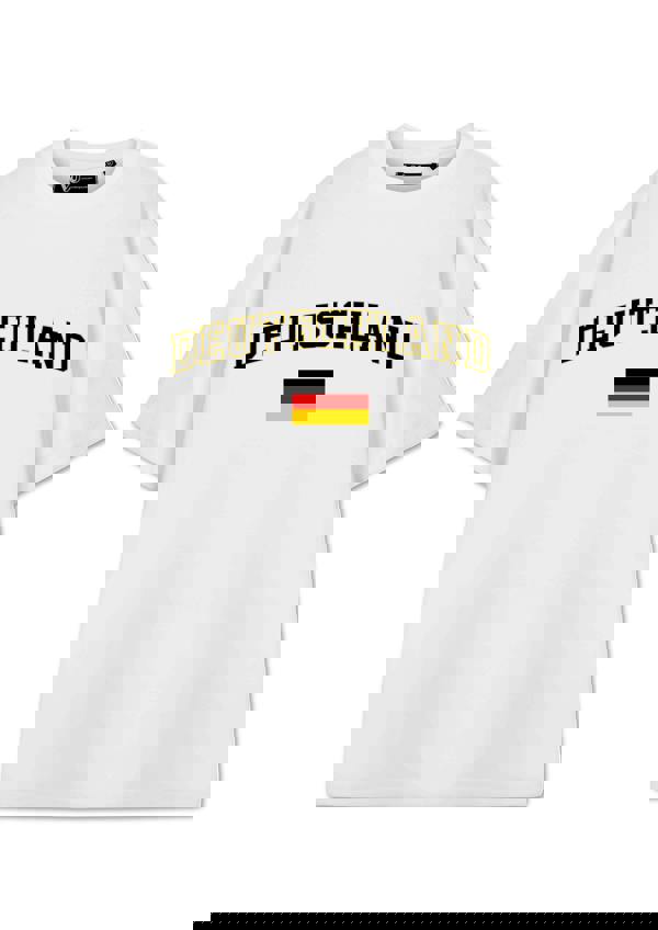 Show Me The Merch Unisex White Germany Short Sleeved T-Shirt