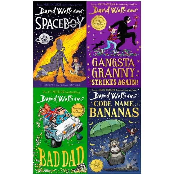 David Walliams 4 Books Collection Set