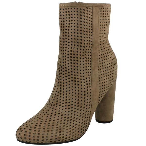 Spot On Ladies Spot On Heeled Ankle Boots