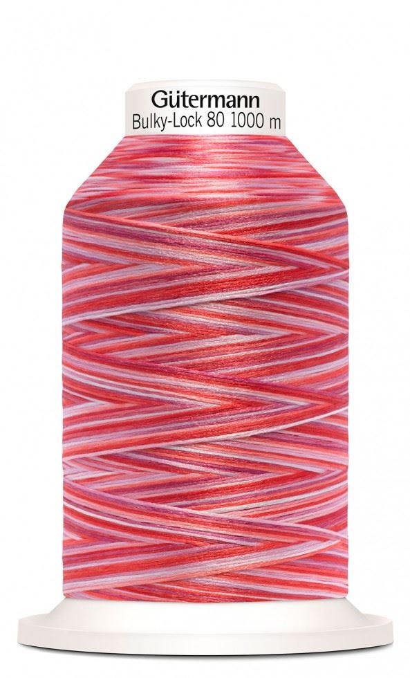 Gutermann Multicolour Bulky Lock 80 Overlocker Thread 1000m Thread Suitable For Dressmaking