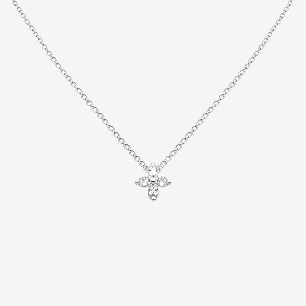 Uchi & Soto Kinmokusei Silver Floral Pendant Necklace