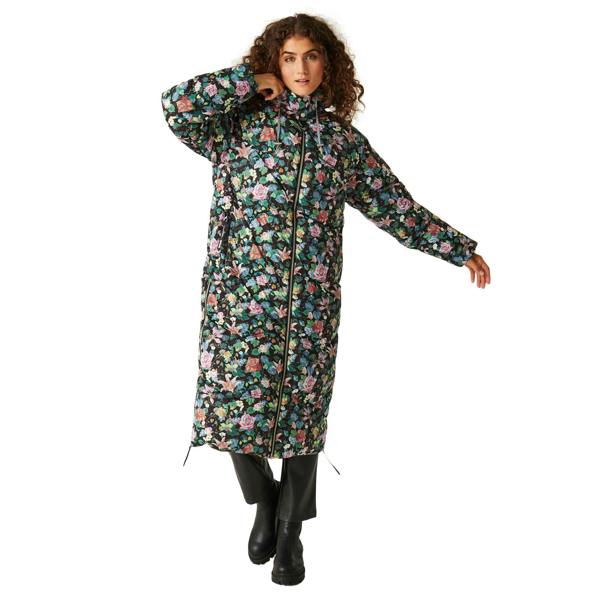 Regatta Womens/Ladies Christian Lacroix Milhaud Floral Longline Padded Jacket - Multicoloured - 