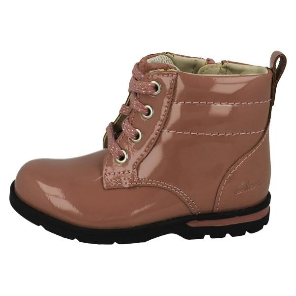 Clarks Girls Clarks Lace Detail Zip Up Ankle Boots Dabi Lace