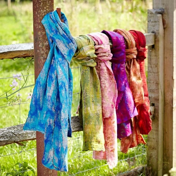 Paper High Felted Silk Scarf