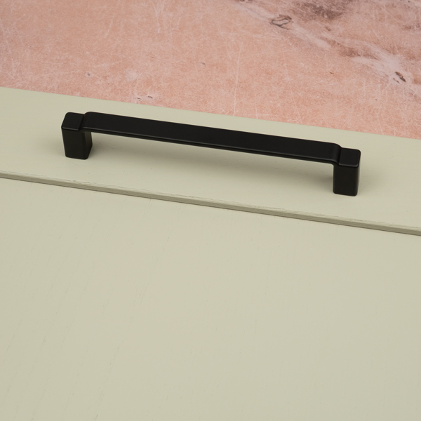 Handle & Home Matt Black Square D Handles