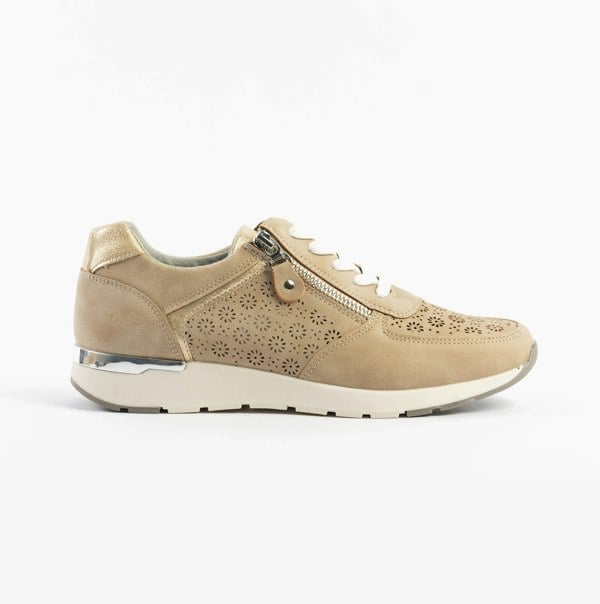 Dr Keller BARBARA Womens Trainers Beige