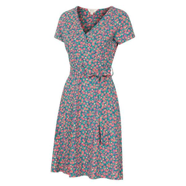 Mountain Warehouse Womens/Ladies Santorini Patterned Jersey UV Protection Dress - Coral - 