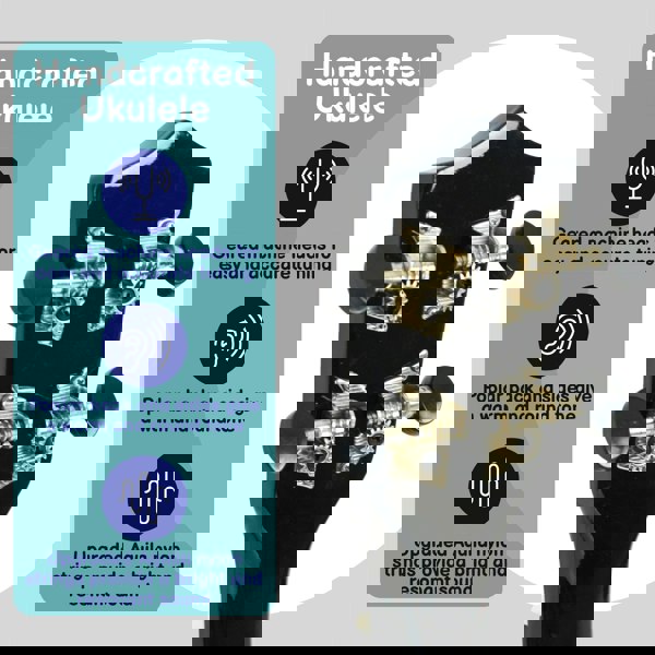 A-Star Soprano Ukulele With Bag Ukuleles#Colour_Black